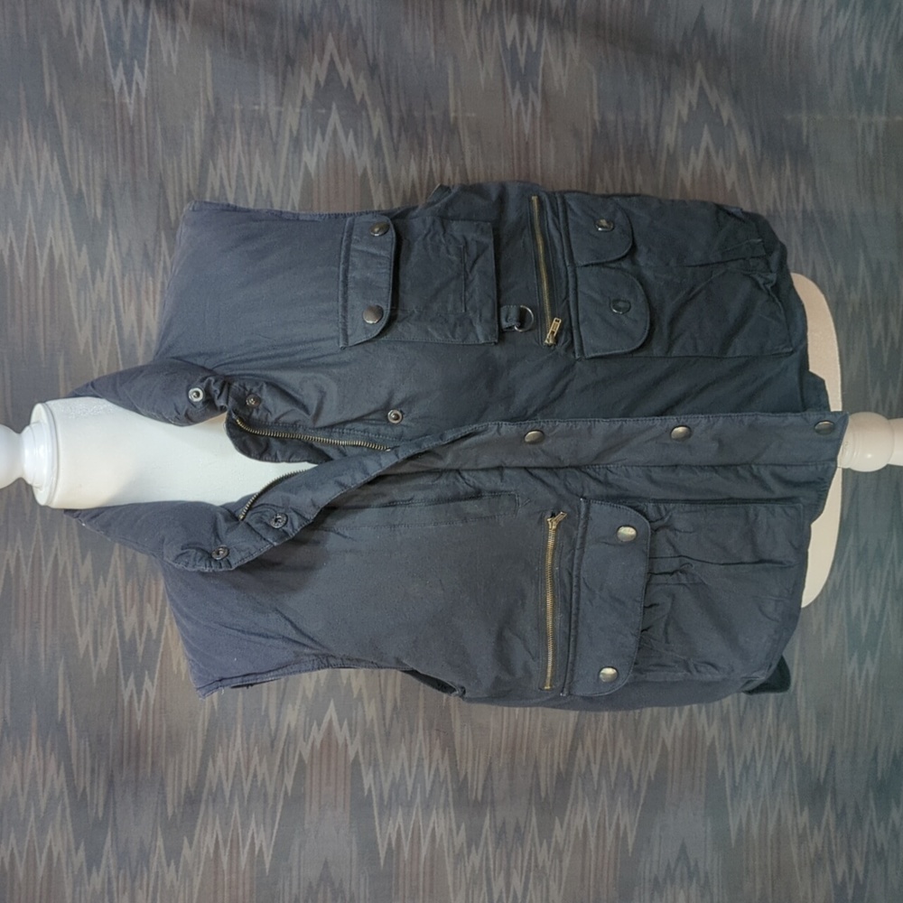 Men's Foxland Goose Down Vest Black Size S